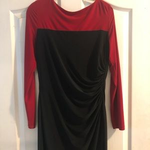 Chaps long sleeve dress